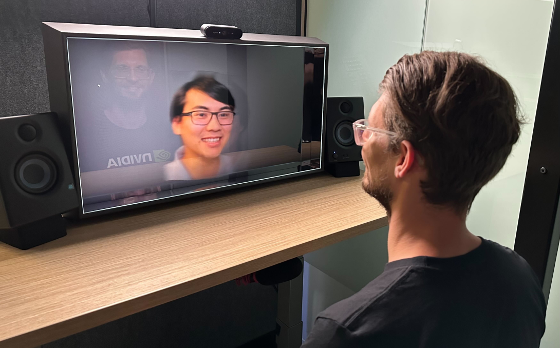 AI-Mediated 3D Video Conferencing