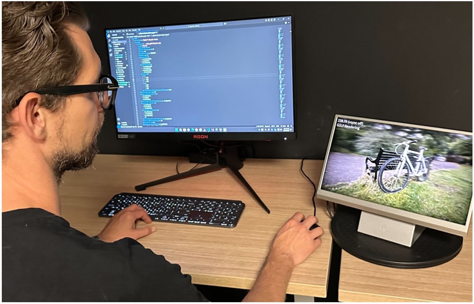 Real-time 3D Visualization of Radiance Fields on Light Field Displays